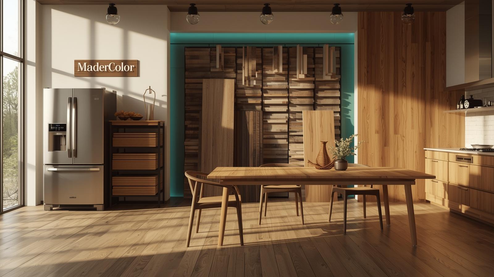 Ambiente de cocina y maderas MaderColor